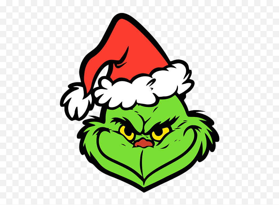 Grinch Sticker - Grinch Coloring Pages Png,Grinch Icon