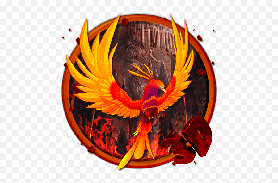 3d Fire Phoenix Apk 118 - Download Free Apk From Apkgit Hình Phng Hoàng 3d Nn Trang Png,Pheonix Icon