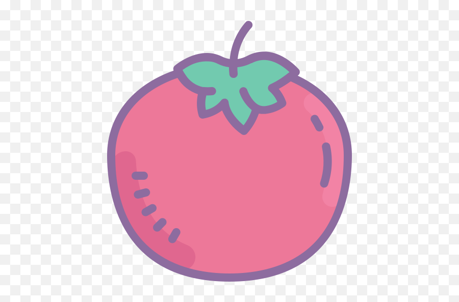 Tomato Icon In Cute Color Style - Fresh Png,Tomato Icon