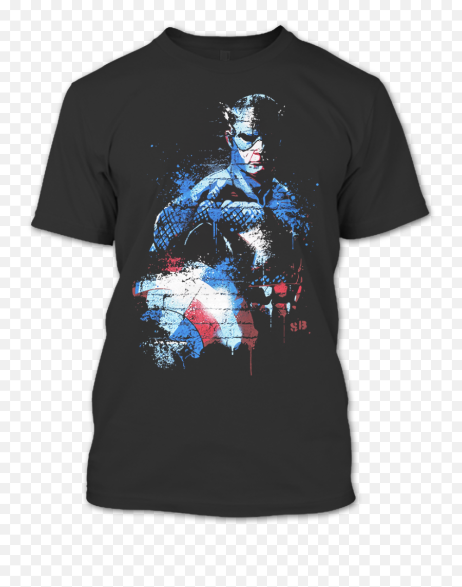 Captain America Shield Metal T Shirt - Captain America Graffiti Avengers Png,Steve Rogers Png