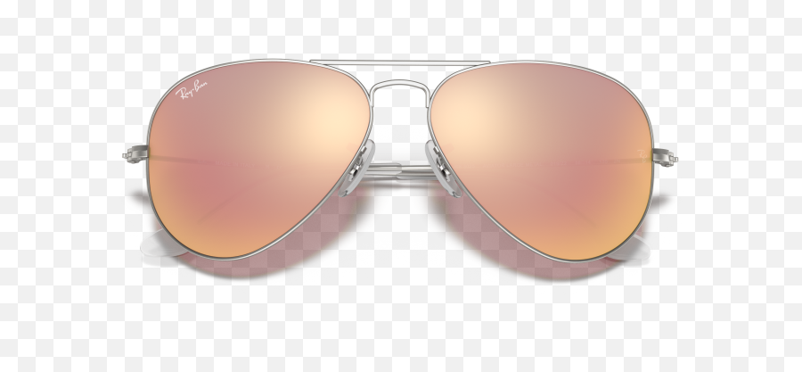 Ray - Ban Rb3025 Aviator Flash Lenses 58 Copper Flash U0026 Silver Png,Rayban Icon Doupe