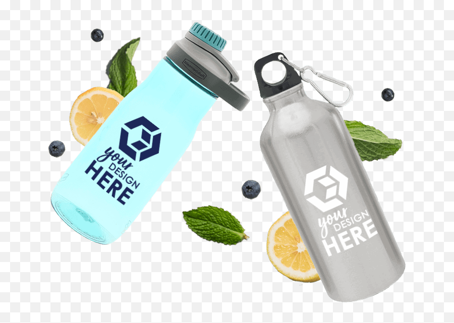 Custom Water Bottles - Shop Personalized Water Bottles Meyer Lemon Png,Reusable Water Bottle Icon