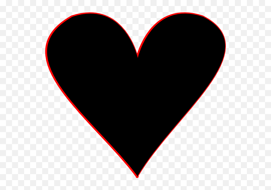Black Heart Clipart - 65 Cliparts Heart Png,Transparent Heart Outline