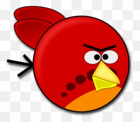 Angry Birds Coloring Pages For Your Small Kids - Angry Bird Images White Background Png,Angery Transparent