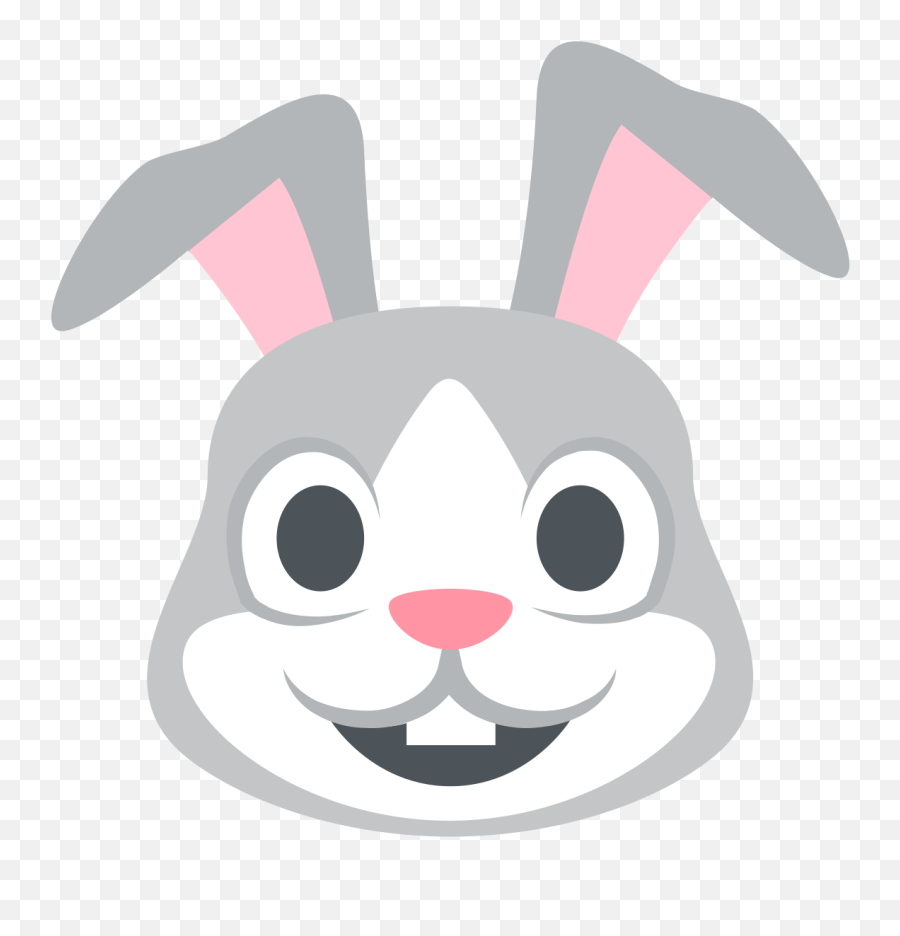Fileemojione 1f430svg - Wikimedia Commons Png,Rabbit Face Icon