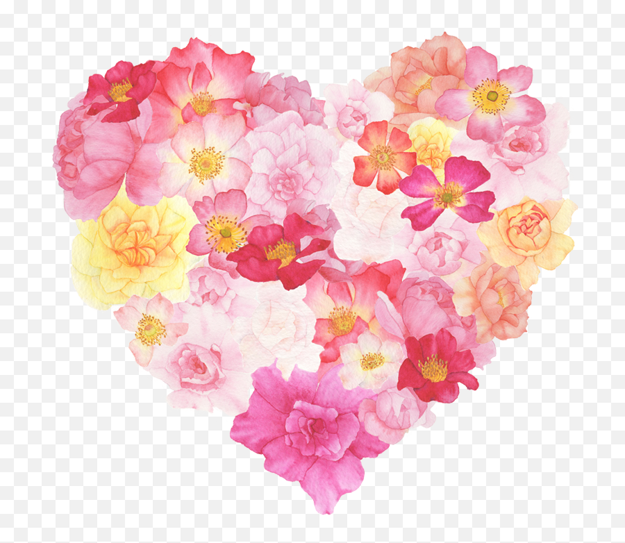 Painting T Shirt Watercolour Flower Tshirt Transprent - Watercolor Flower Heart Png,Rose Heart Png