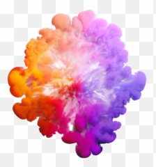 Colorful Smoke Transparent Background - Colored Png