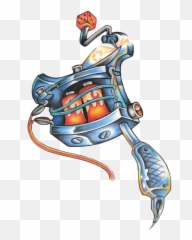 Tattoo Machine Flash Artist - Design Png