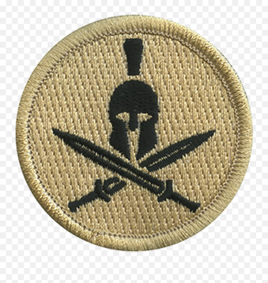 Spartan Helmet Cross Swords Patrol Patch - Emblem Png,Spartan Helmet Logo