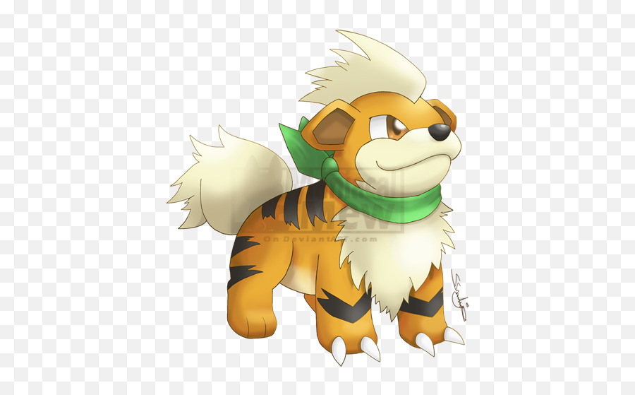 Pokemon Mystery Dungeon Growlithe - Cartoon Png,Growlithe Png