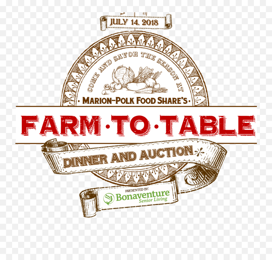 Farm To Table Dinner And Auction - Vintage Circle Free Png,Auction Png