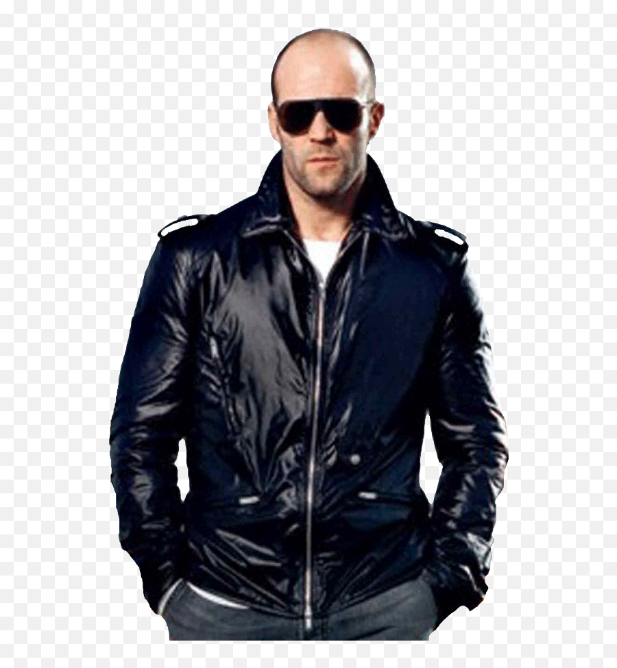 Jason Statham Black Leather Jacket - Jason Statham Style Fashion Png,Fast And Furious Png