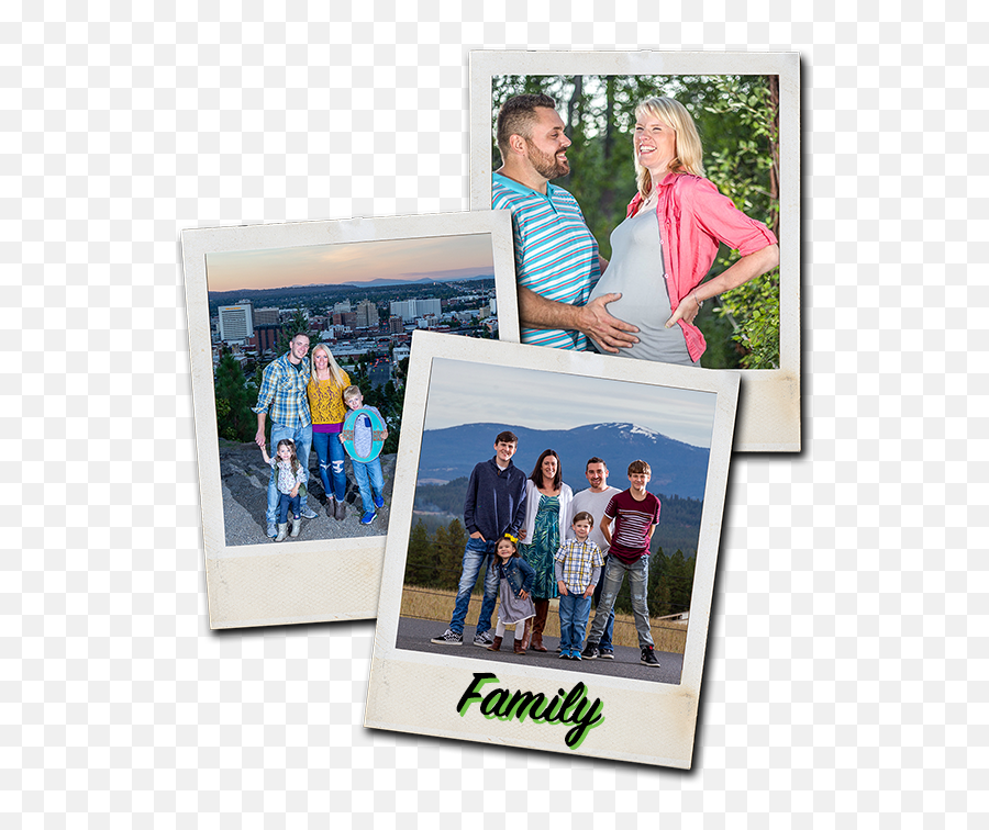 Photo Gallery U2014 Murphography Spokane Photography - Family Photo Frame In Png,Polaroid Picture Frame Png