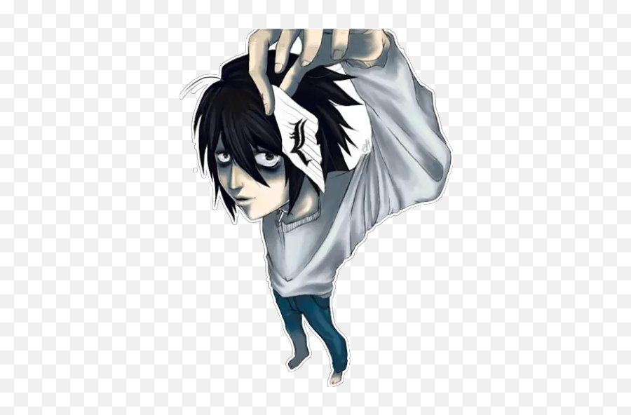 Sticker Maker - Death Note Death Note Girl Meme Png,Death Note Png