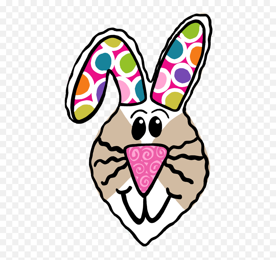 Easter Bunny Face Clipart Png Download Transparent - Clip Art,Bunny Clipart Png
