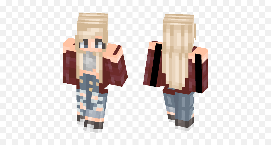 Download Ripped Jeans 100 Subs Minecraft Skin For Free - Wood Png,Ripped Jeans Png