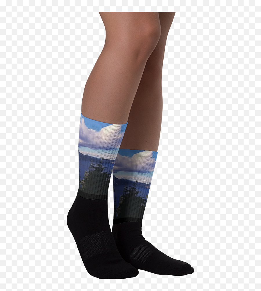 Mens Crater Lake Tube Socks By Ventcricom - Sock Png,Crater Png