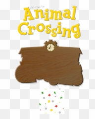 Animal Crossing Logo - Wood png
