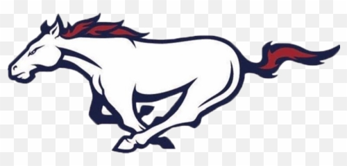 Crimson Cliffs Hs Football - Mustang Horse png