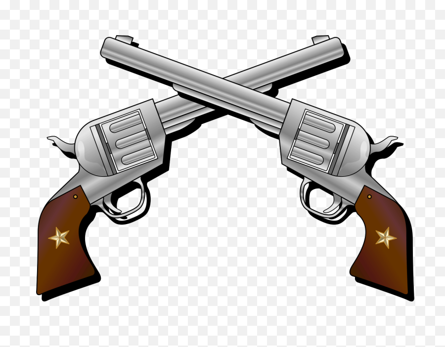 Old Fashioned Gun Clipart Transparent - Six Shooter Transparent Png,Fortnite Pistol Png
