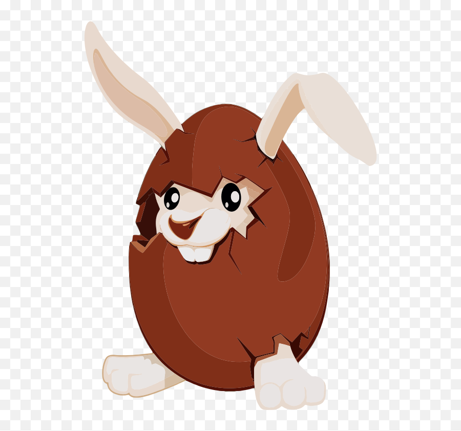 Chocolate Bunny Cartoon - Easter Chocolate Eggs Animated Png,Chocolate Bunny Png