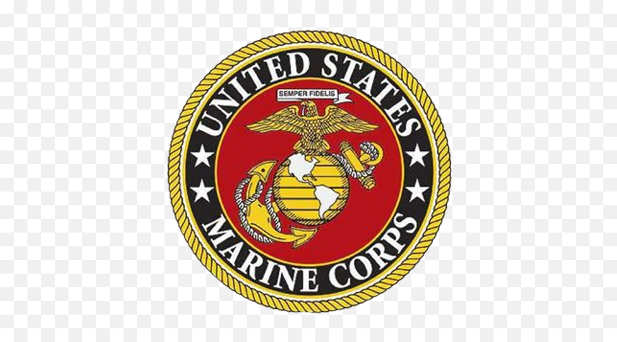 Download Usmc Military Logo Aluminum Sign - Marines Service Us Marines Logo Png,Usmc Png