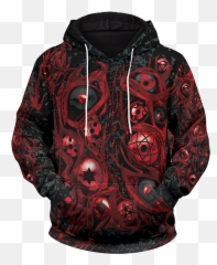 Sharingan Eyes Unisex Pullover Hoodie - Hoodie Png,Sharingan Eyes Png