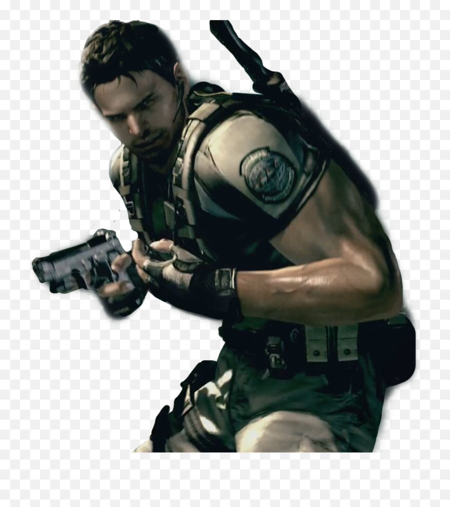 Residentevil Biohazard Sticker By Kiradio - Soldier Png,Chris Redfield Png