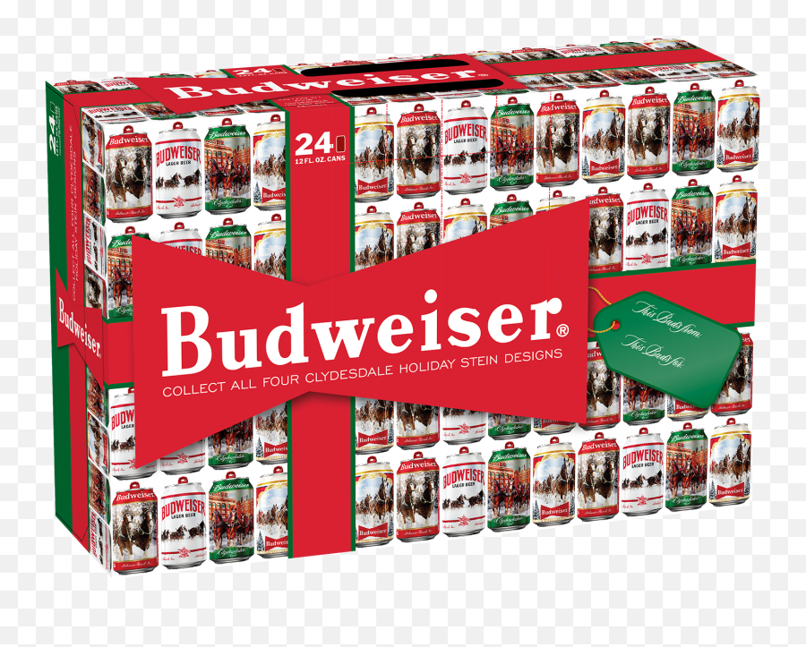 Budweiser Is Coming Out With 4 Limited - Edition Holiday Cans Budweiser Holiday Cans Png,Budweiser Bottle Png