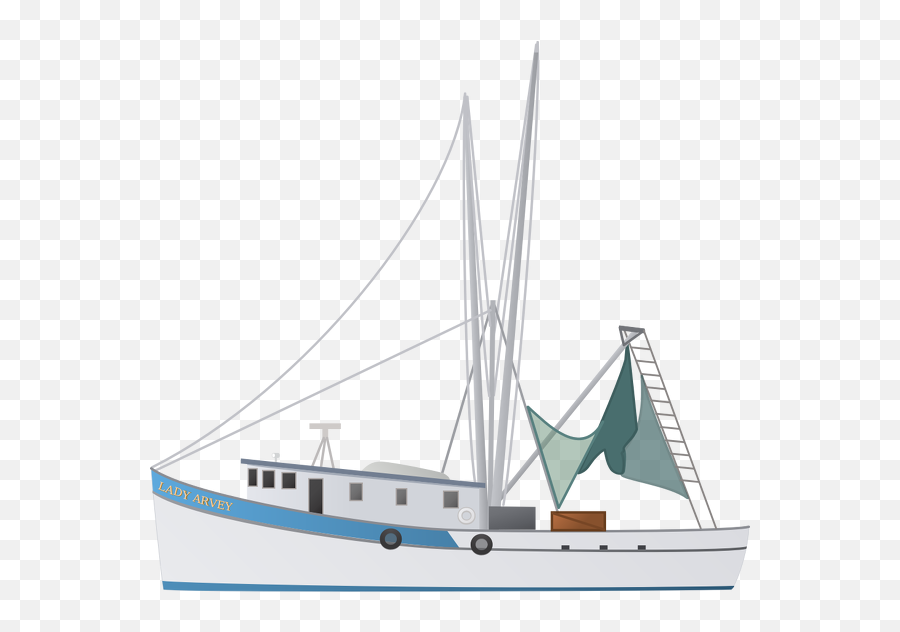Fishing - Boat Free Clip Art For Download Shrimp Boats Clip Art Png,Sail Boat Png