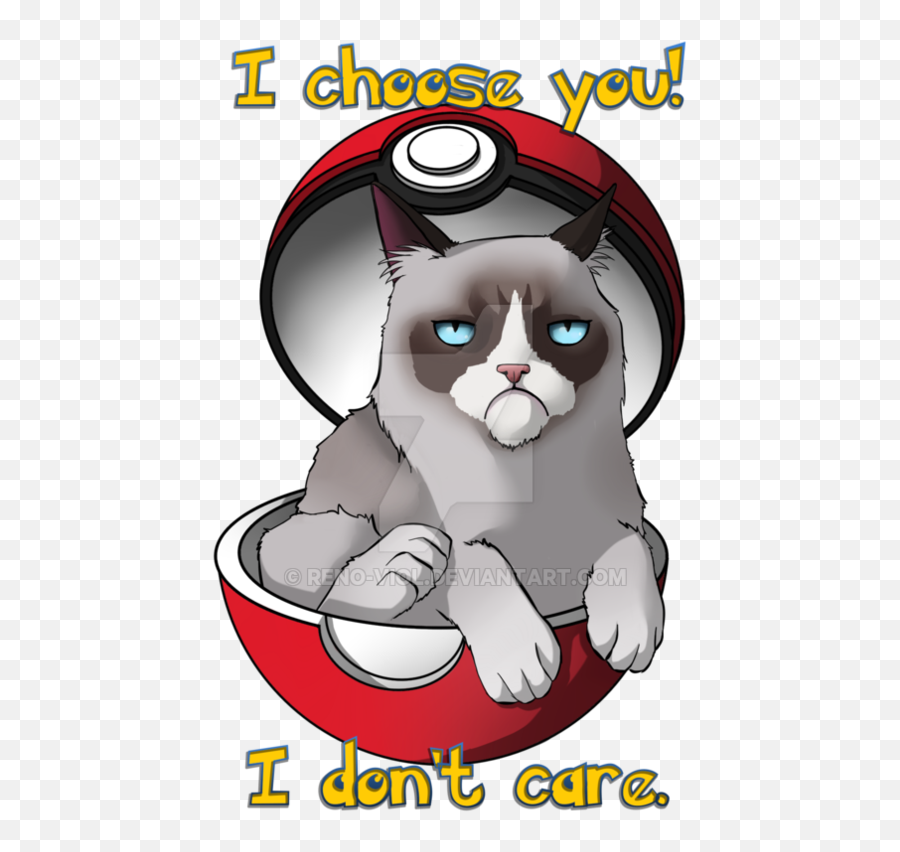 Download Grumpy Cat Christmas Clipart - Cartoon Of Grumpy Cat Png,Grumpy Png