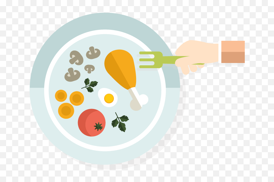 My Healthy Plate - Dinner Cartoon Food Plate Png,Food Plate Png