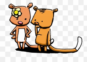Cute Ringtail Possums - Cartoon Png,Possum Png