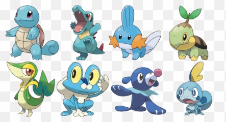 Download 263 Kb Png - Pokemon Most Popular Starter Full All Water Starters Pokemon,Pokemon Ash Png
