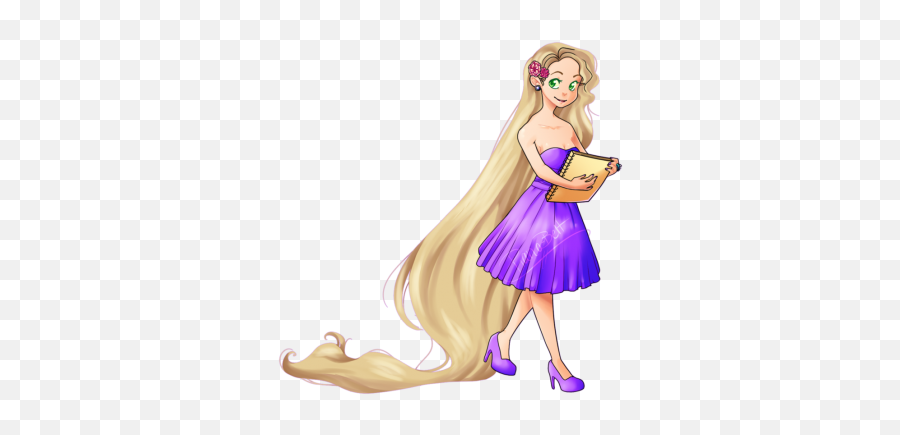 Rapunzel Transparent Background - Drawing Dress Mulan Png,Rapunzel Transparent Background