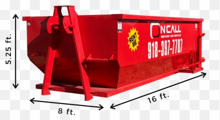 Roll Off Dumpster Rentals In Tulsa - Horizontal Png,Dumpster Png