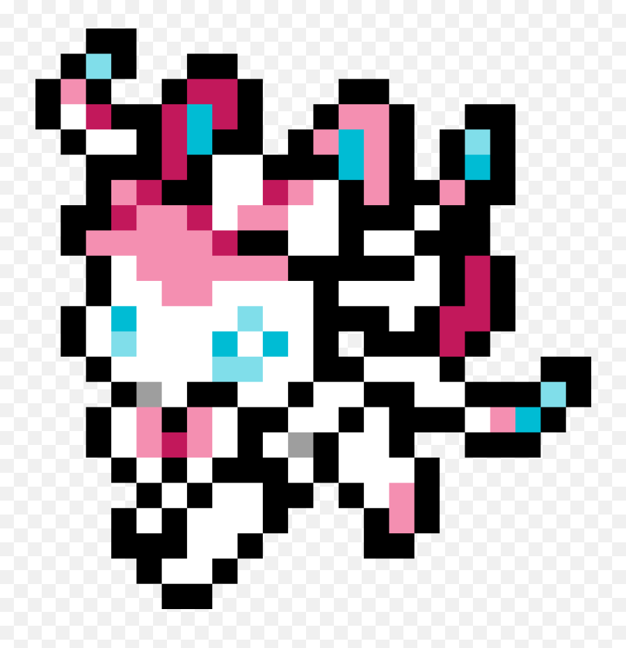 Pixilart - Sylveon By Kittymeow Pokemon Sylveon Pixel Art Png,Sylveon Png