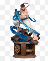 Street Fighter Battle Ryu Statue By Pop Culture Shock - Fictional Character png