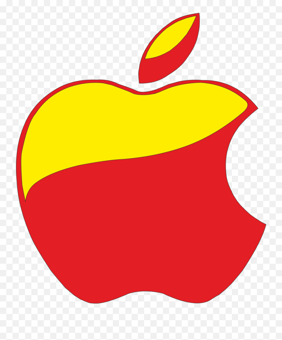 Apple Logo Png Images Download - Red Yellow,Apple Logos
