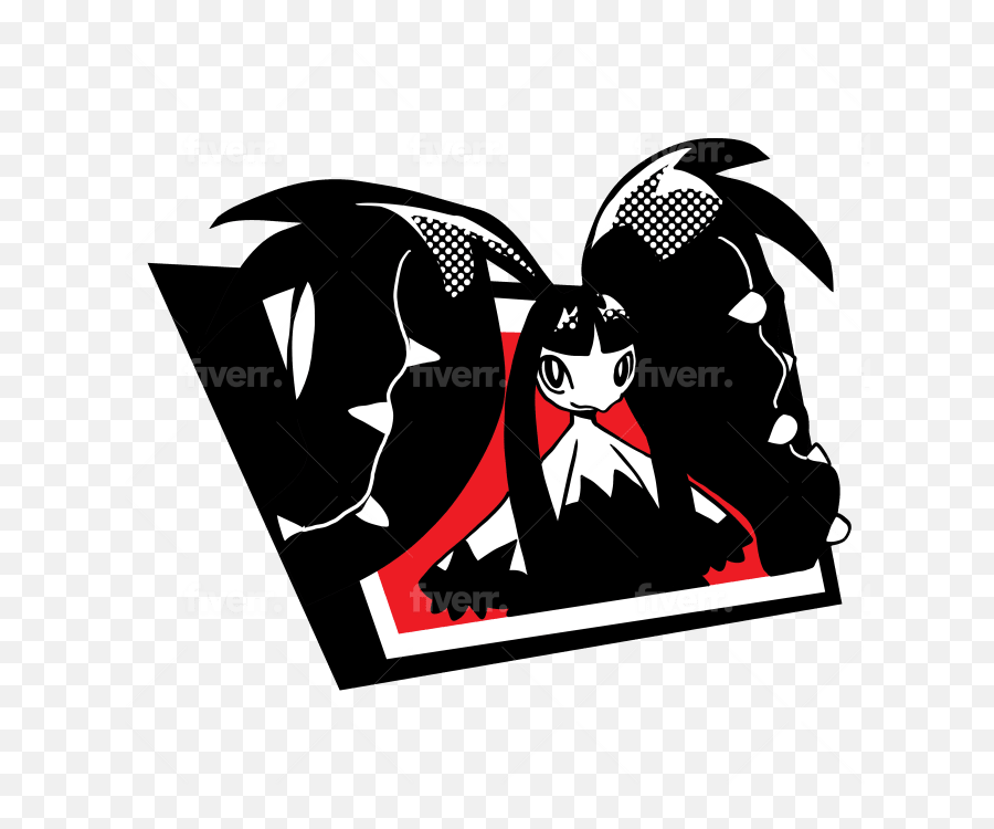 Draw You Or A Character In Persona 5 Chat Style - Supernatural Creature Png,Persona 5 Logo
