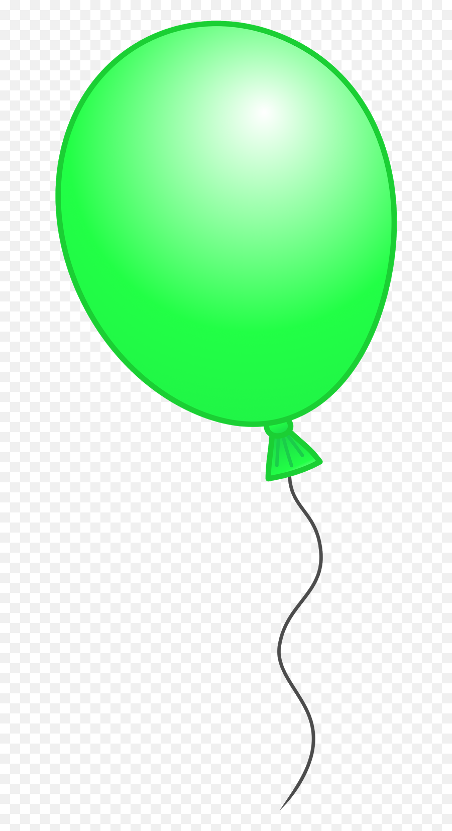 Balloons - Green Balloon Black Background Png,Black Balloon Png