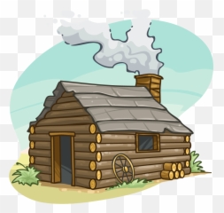 House Clipart Free Library Png Files - Log Cabin Clipart,Pilgrim Png