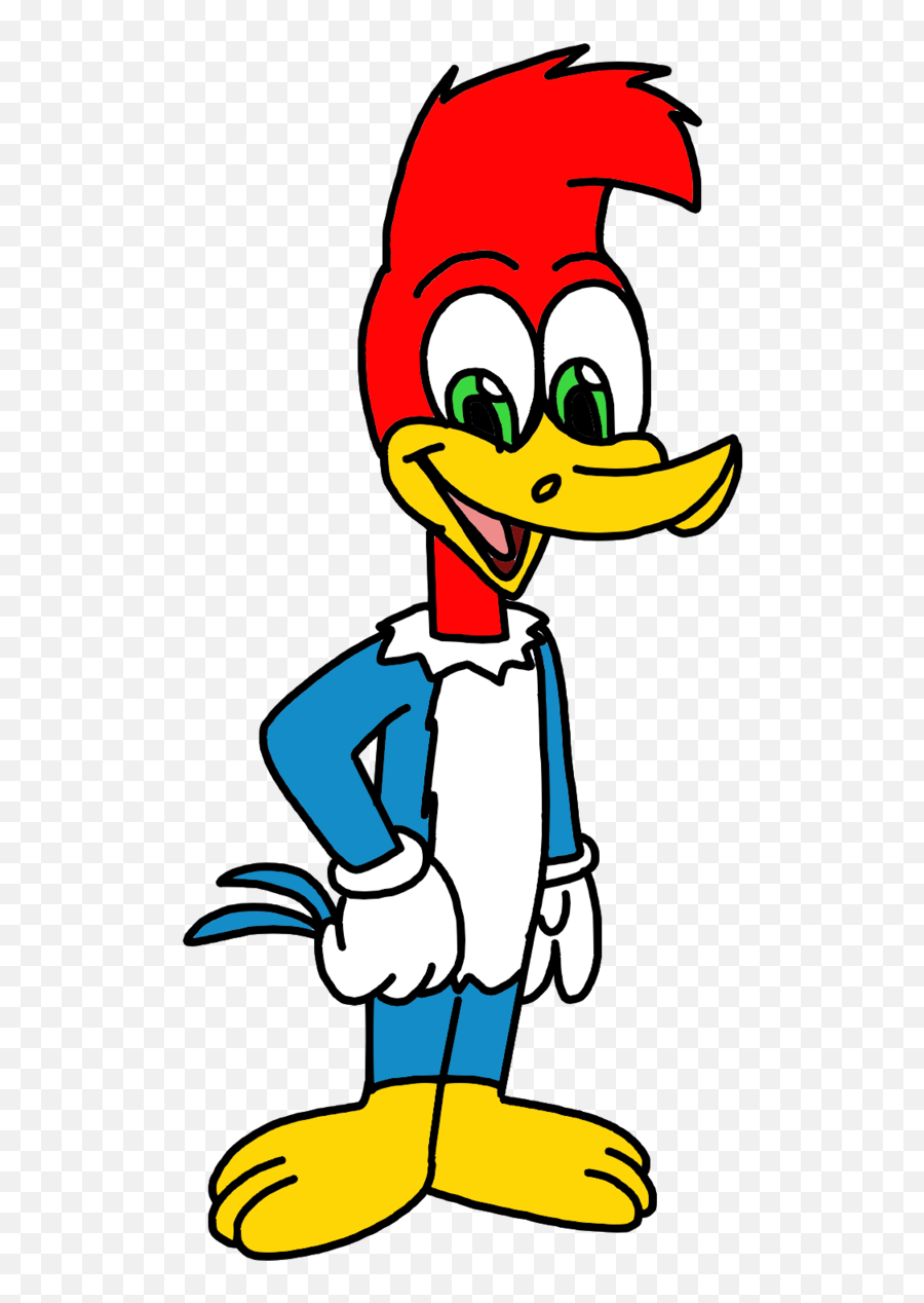 Download Woodpecker With His Design - Woody Woodpecker Bite Png,Woodpecker Png