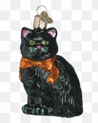 Halloween Kitty - Christmas Ornament Png,Halloween Cat Png