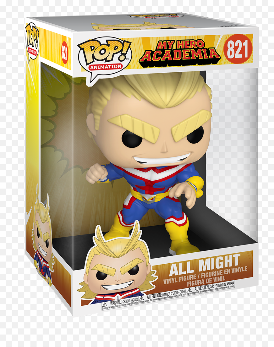 Funko Pop Animation My Hero Academia - 10 All Might All Might Funko Pop 10 Inch Png,All Might Transparent