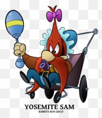 Yosemite Sam Png - Yosemite Sam Looney Tunes Rabbits Run,Yosemite Sam Png
