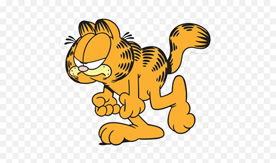 Garfield Cartoon Png Transparent - Garfield Angry,Garfield Transparent