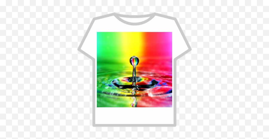 Rainbow Water Drip - Roblox Camisa De Adidas Roblox Png,Water Drip Png