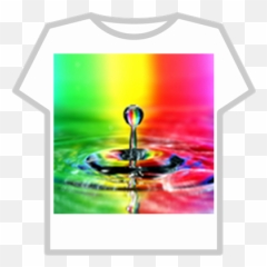 Rainbow Water Drip - Roblox Camisa De Adidas png