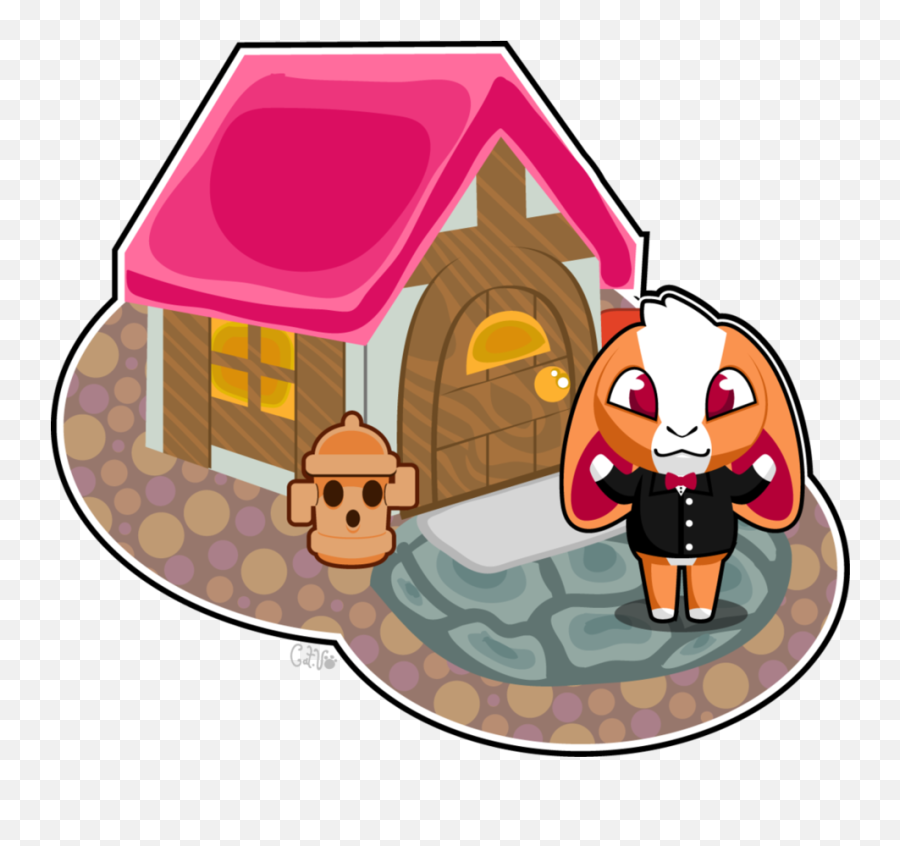 Animal Crossing House Icon Clipart - Doghouse Png,Log Cabin Icon